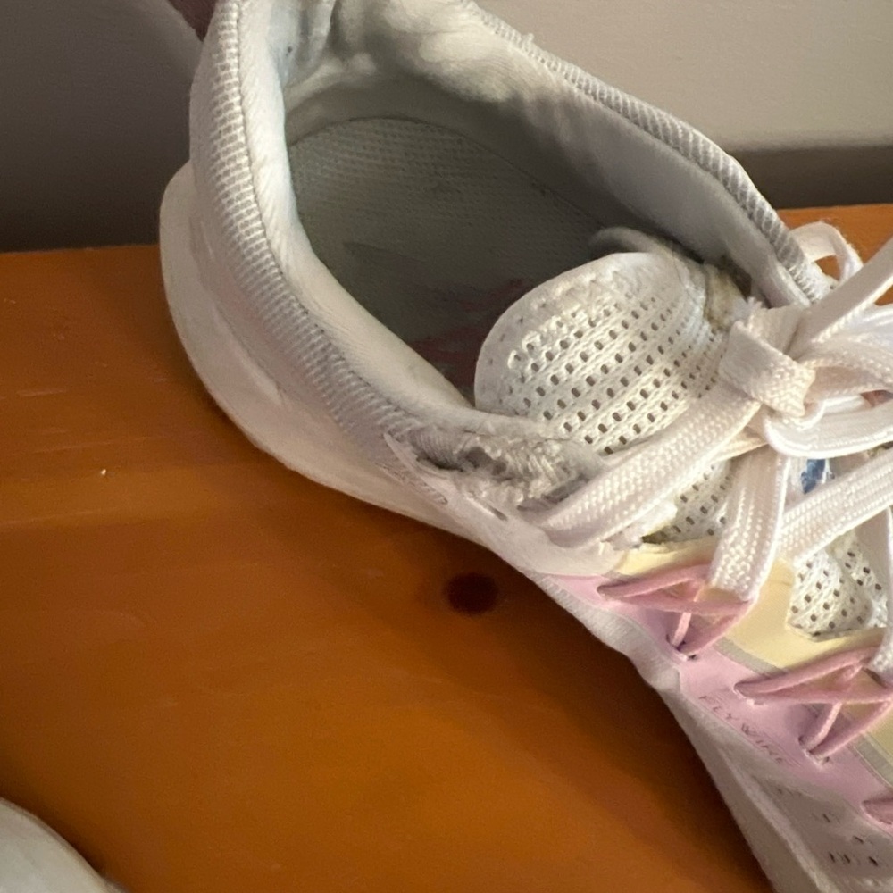 Nike White and Pink Running Shoes - Picture 6 of 7